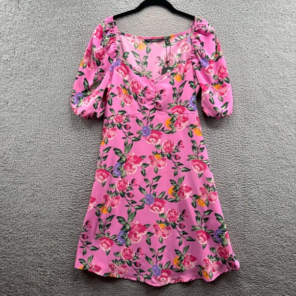 Vero Moda Nya Print Dress‎ Cyclamen Aop M - Picture 1 of 3